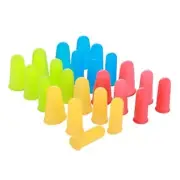 Finger Protectors, 24 Pcs Rubber Finger Tips Guard Silicone Finger Protectors