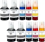 [ExtraPrint] 10-Pack [4BK,2C,2M,2Y] Compatible Ink Tank for Canon GI-66 GI66 Ink Bottle Combo for MAXIFY GX3060 GX4060 GX6060 GX7060 MegaTank