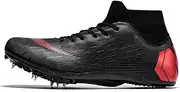 [TESWC] Men Spikes Track Shoes Sprint Youth Track and Field Shoes Professional Jumping Running Race Training Athletic Shoes Lightweight Breathable Sport Sneakers
