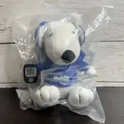 Snoopy Plush Metlife I Can Do This Cell Phone & Headphones Sealed