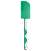 10" Green Silicone Spatula Heat Resistant for Non Stick Cookware Rubber Scraper