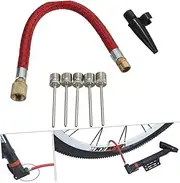 21pcs Extension Hose Kit Valve Nozzles Connector Inflatable Compressor Inflator Balloon Pump Accessories Halkey Adapter Electric Extension Tube Bicycle Pump GRIRIW