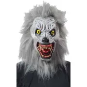 Albino Werewolf Mask Adult Halloween Accessory