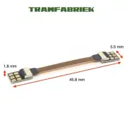 Flex Connector 6PH (2x flat connector) model railways by Train-O-Matic 02020302