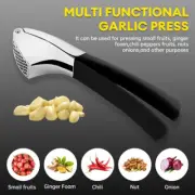Zinc Alloy Ginger Garlic Press Crusher Mincer Lemon Squeezer Manual Kitchen Tool