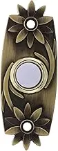 Cabilock Modern Wire Doorbell Switch Retro Style Led Illuminated for Home Doorbell