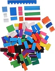 Vaguelly 1 Set Set Dominoes Set Wooden Domino Blocks Educational Game for Early Learning Safe and Construction for Boys