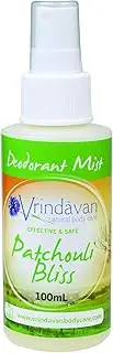 Vrindavan Patchouli Bliss Deodorant Mist, 100 Milliliter