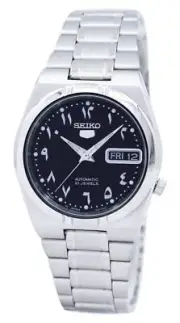 Seiko 5 Arabic Black Dial SNK063J5 Automatic Analog Dress 30M Unisex Watch