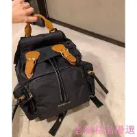 在飛比找Yahoo!奇摩拍賣優惠-BURBERRY The Rucksack 黑色 金鍊 尼龍