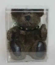 Boyds Posable Bear Blackstone Collectible Collar with Tags Sealed Plastic Cube