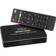 Wintal MICRO4PRO 4K USB SD HDD Digital Signage Media Player with Remote
