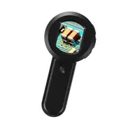 Digital Microscope 100X Coin Microscope with 2inch Screen Magnifying Glass with Light (White & UV) Compatible Easy to Use
