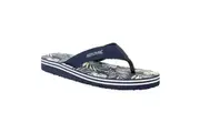 Regatta Mens Rico Leaf Flip Flops (Navy) - UTRG11802