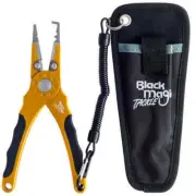 Brand New - Black Magic Large Heavy Duty Fishing Split Ring Pliers - Gold
