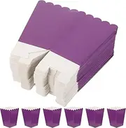 HEMOTON 50pcs Popcorn Boxes Popcorn Popcorn Box Mini Cake Containers Disposable Containers Disposable Food Containers Popcorn and Candy Boxes Popcorn Bowl Disposable Party Popcorn Holder