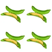 4x Appetito Banana Saver Home Food Storage Container Lunch Box Assorted