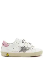 Golden Goose Kids Old School Leather Sneakers (IT19-IT31) - White - 27 (IT27/ UK9 Kids) 27 (IT27/ UK9 KIDS)
