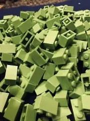 LEGO LIME GREEN 1x2 Brick X50 Genuine New LEGOs Free Shipping