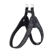 Rogz Medium/Large Black Fast Fit Utility Harness for Dogs