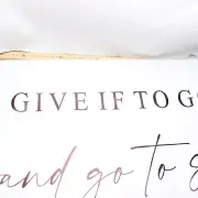 Give it to God and Go to Sleep Sign Rustic Bedroom Wall Decor Couples Wood