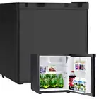 48L Compact Refrigerator 7 Modes Mini Bar Fridge with Freezer & Removable Basket