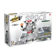 144pc Construct IT DIY Space Robot Toy w/ Tools STEM Build Assembly Kit Kids 8y+