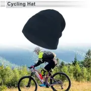 Cycling Hat Keep Warm Navy Polar Fleece Fabric 27x20cm 1 Pcs