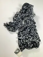 Womens Jaclyn Smith Black/White Fashion Scarf NEW! NWT