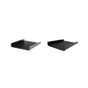 StarTech.com 2U Server Rack Shelf - Universal Rack Mount Cantilever Shelf & ....