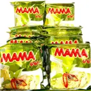 Mama Green Curry Instant Noodles 1.94 oz x 10 Packs ~ US SELLER~9/2025