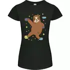 Rock Climbing Sloth Climber Womens Petite Cut T-Shirt