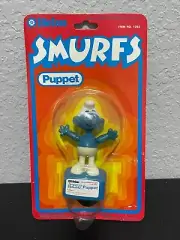 Vintage Smurfs Puppet by Helm Toy Corp. 1981 Factory Sealed