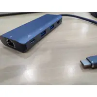 在飛比找蝦皮購物優惠-USB-C 5in1 HUB Type-Cto RJ45+H