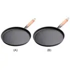 Cast Iron Frying Pan Uncoated Non Stick Pancake Pan Steak Fried Egg Frying Pan H