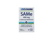 Life Extension, SAMe, S-Adenosyl-Methionine, 400 mg, 60 Enteric Coated Tablets