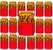 Coca-Cola Zero Sugar Orange Cream Fridge Pack Cans, 12 fl oz, (Pack of 18)
