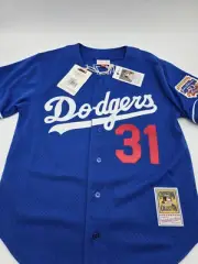 Mitchell & Ness Mike Piazza Royal Los Angeles Dodgers 50th Cooperstown Sz MED