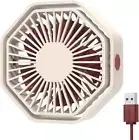 Mini USB Fan Desk Fan 3 Speeds 360°Rotation Portable Table Fan Quiet Operatio...