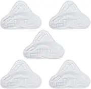 Unikstone 5Pcs Steam Mop Pads,Steam Mop Pad Reusable Kitchen Microfiber Cleaning Mats Compatible with H20 X5 Steam Mop Cloths & Pads