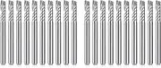 20 Pack CNC Router Bits 1/8 Inch Spiral Upcut Router Bit Set Milling Cutter Tungsten Steel