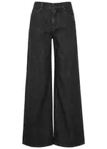 Alice + Olivia Trish Wide-leg Jeans - Black - 31 (W31 / UK 12 / M) 31 (W31 / UK 12 / M)