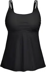 [Talisea] Women Underwire Tankini Top Only - Modest Flowy Bathing Suit Swimsuit Tops with Bra Support No Bottom 2025