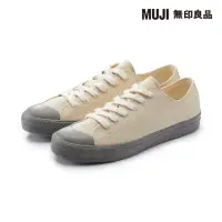 在飛比找momo購物網優惠-【MUJI 無印良品】撥水加工舒適休閒鞋(淺米)