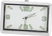 Car Clock Garden Clock Vent Clock Digital Wall Clock Small Analog Clock Car Dashboard Decoration Digital Clock Car Dashboard Clock Bathroom Clock Cars Clock Hands Alloy Silver