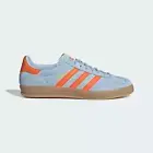 Adidas Originals x Gazelle Indoor Shoes in Wonder Blue / Orange / Cloud White