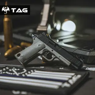 黑槍HEYGUN M1911手槍模型掛鏈飾塑料可拆解創意收藏鑰匙扣