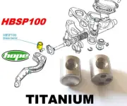 HOPE Mini, Moto, Race: 2 Barrels in TITANIUM for 2 Brake levers - 47% lighter!!!