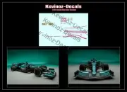 1/32 Scale Decals for Policar Modern F1 - Aston Martin AMR21, Vettel & Stroll