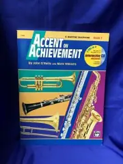 Accent on Achievement Book 1 for Baritone Sax w/CD
